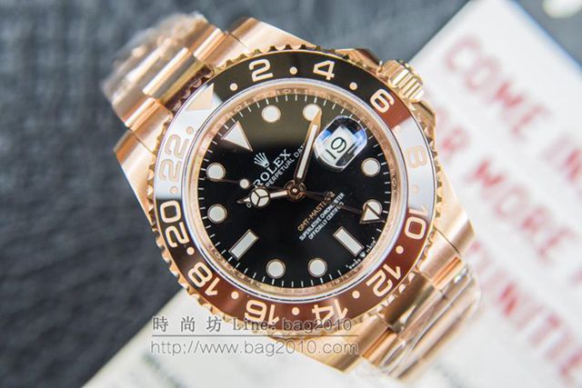 勞力士手錶 最新版本 GMT-Master II 勞力士最熱賣表款 Rolex機械男表 Rolex高端男士腕表  hds1822
